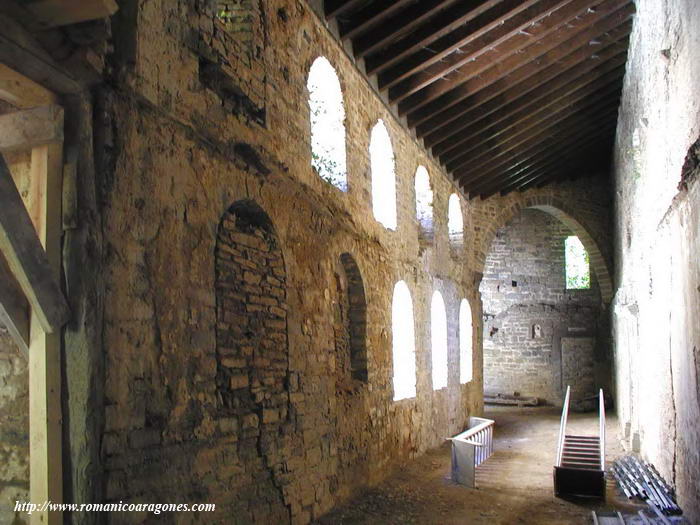 ALA SUR DEL CLAUSTRO, DESDE EL OESTE